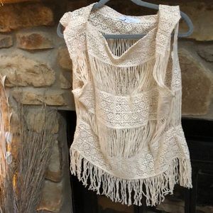 Crochet Anthropologie tank